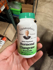 Christopher's Original Formulas black cohosh root highlights traditional herbs for balance