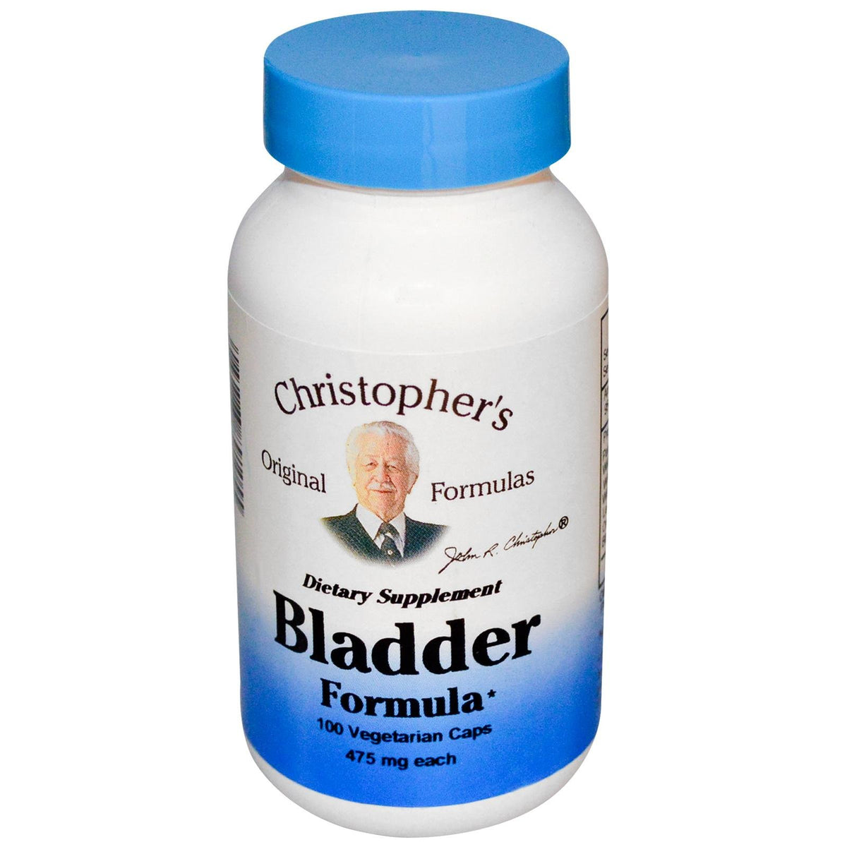 Christopher's Original Formulas Bladder Formula bottle supports balanced urinary function during daily activities.