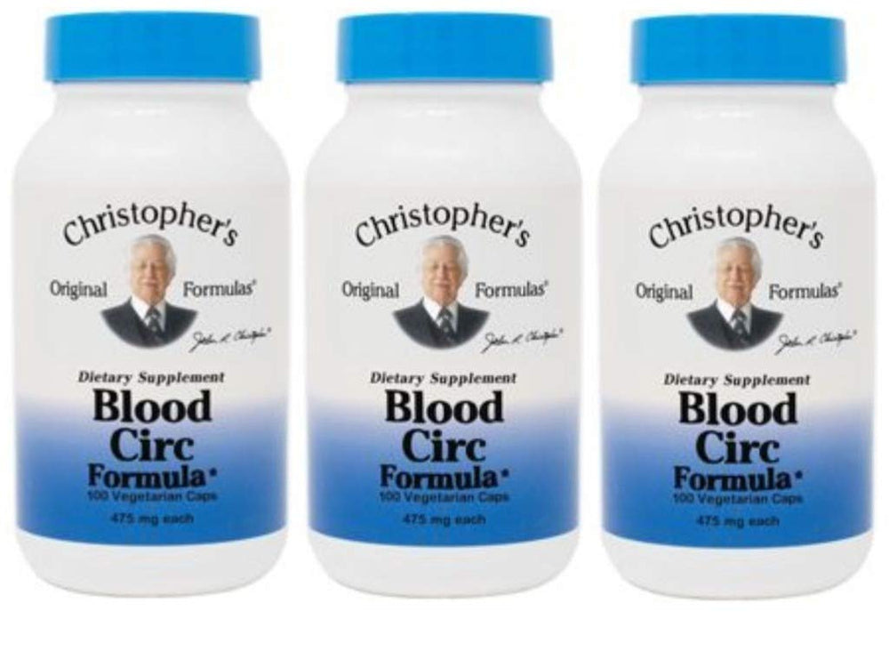 Christopher's Original Formulas Blood Circ Formula bottle supports daily circulatory wellness