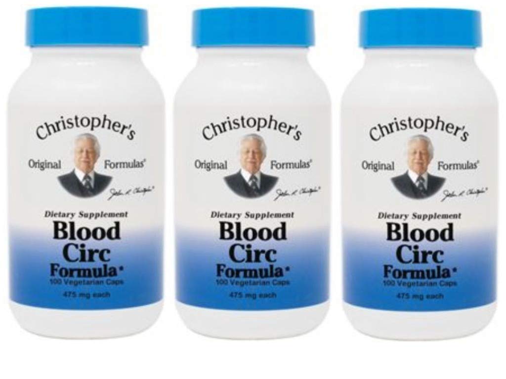 Christopher's Original Formulas Blood Circ Formula bottle supports daily circulatory wellness
