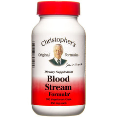 Christopher's Original Formulas Blood Stream bottle front view for daily herbal support.