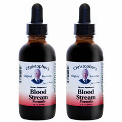 Christopher's Original Formulas Blood Stream Formula bottle with alcohol-free glycerine extract for gentle daily use.