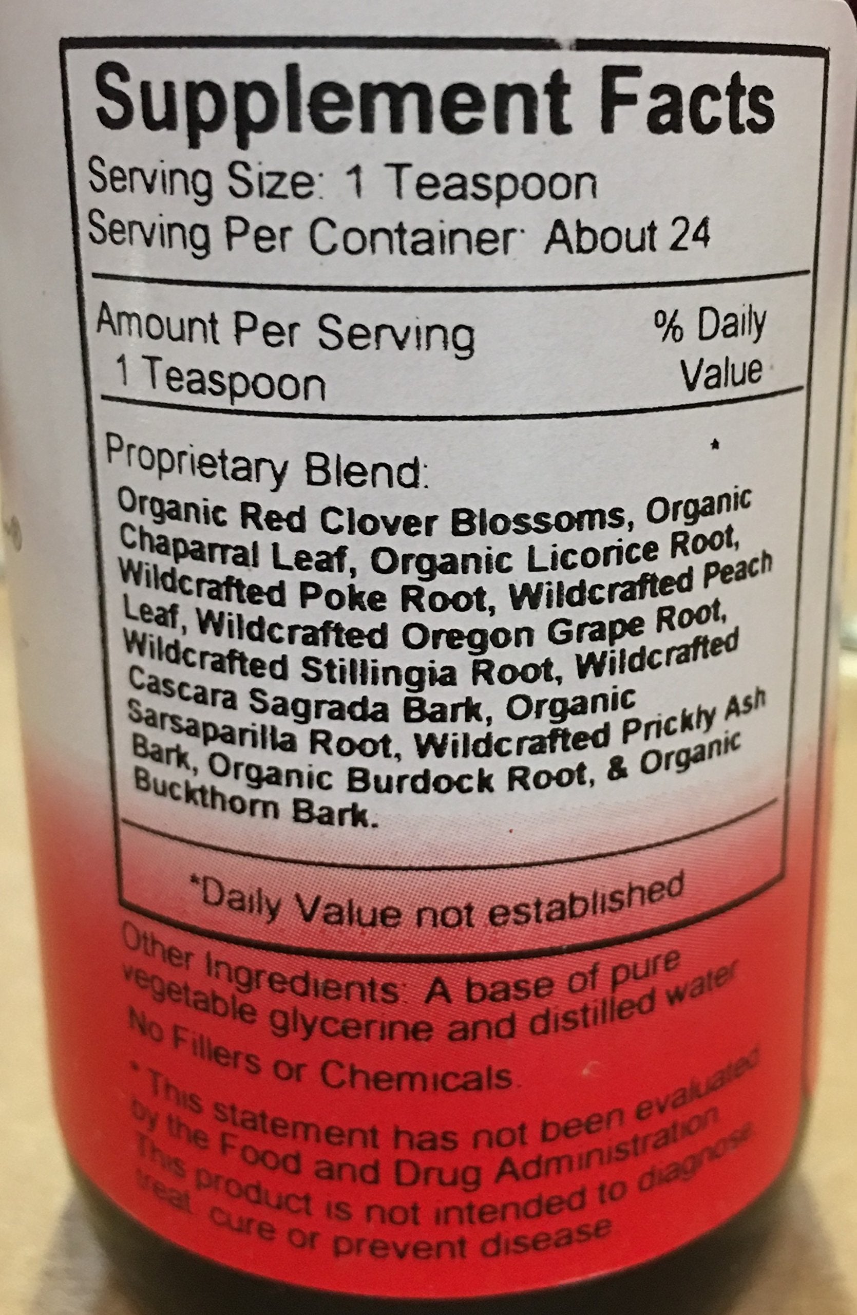 Dispensing pump close-up for Christopher's Bloodstream Cleanse Syrup convenience