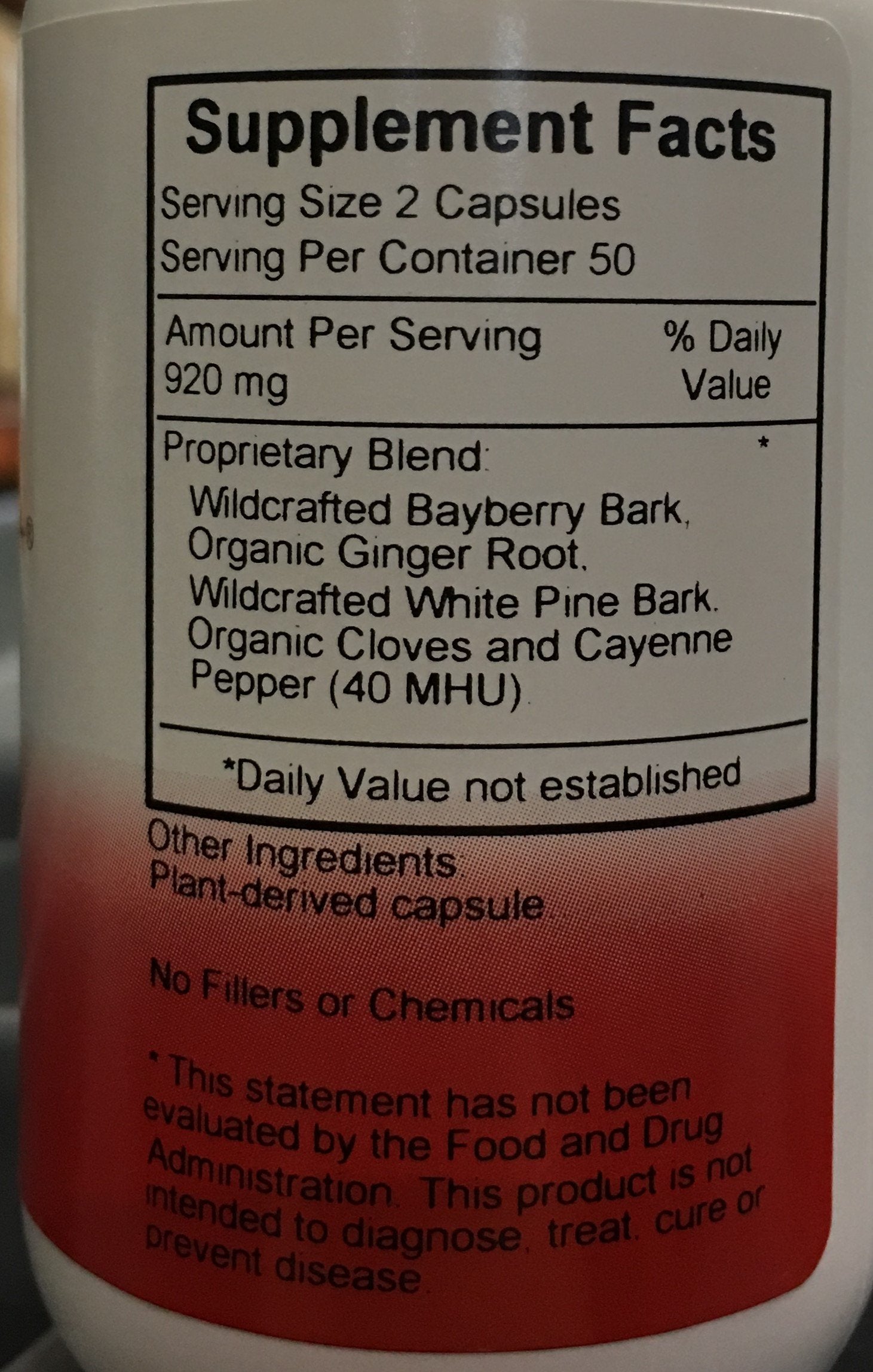 Christopher's Original Formulas Chest Formula ingredients close-up for chest wellness.