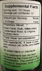 Christopher's CSR Extract label highlights ingredients and usage directions for informed decisions.