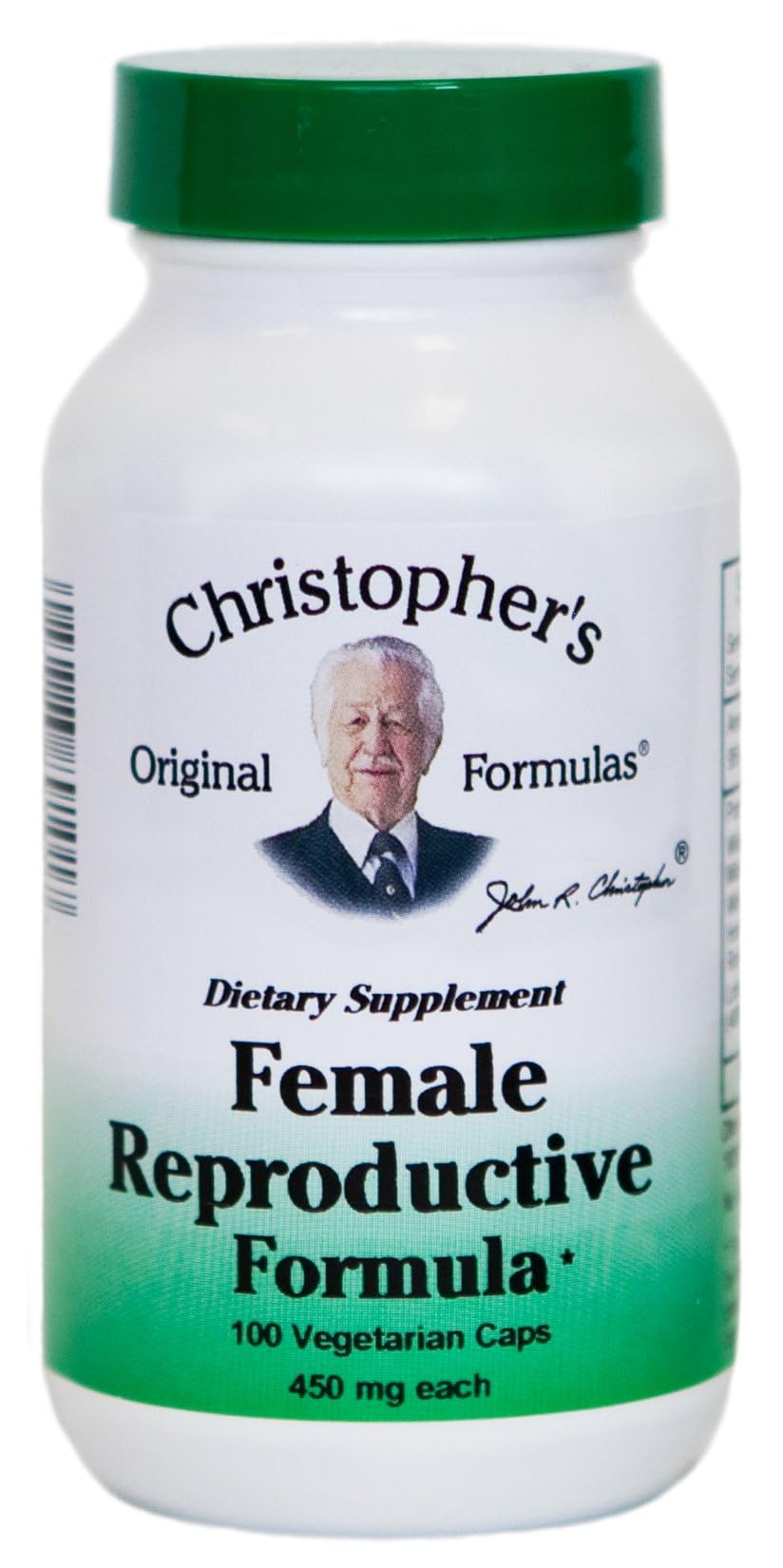 Christopher's Original Formulas female reproductive formula bottle for daily herbal support