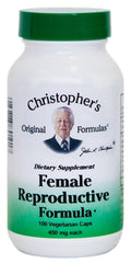 Christopher's Original Formulas female reproductive formula bottle for daily herbal support