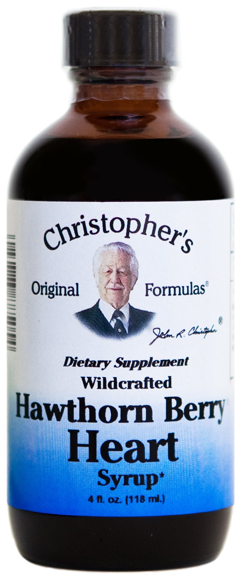 Christopher's Original Formulas Hawthorn Berry Heart Syrup bottle for daily use.