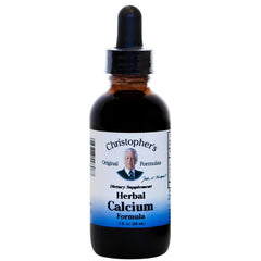 Christopher's Original Formulas Herbal Calcium Extract bottle pour for natural bone support