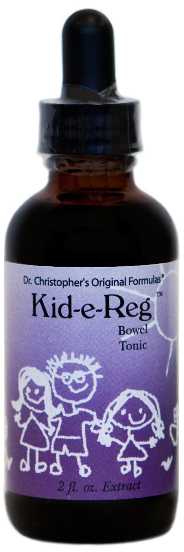 Christopher's Original Formulas Kid-e-Reg bottle supports gentle bowel comfort for kids.