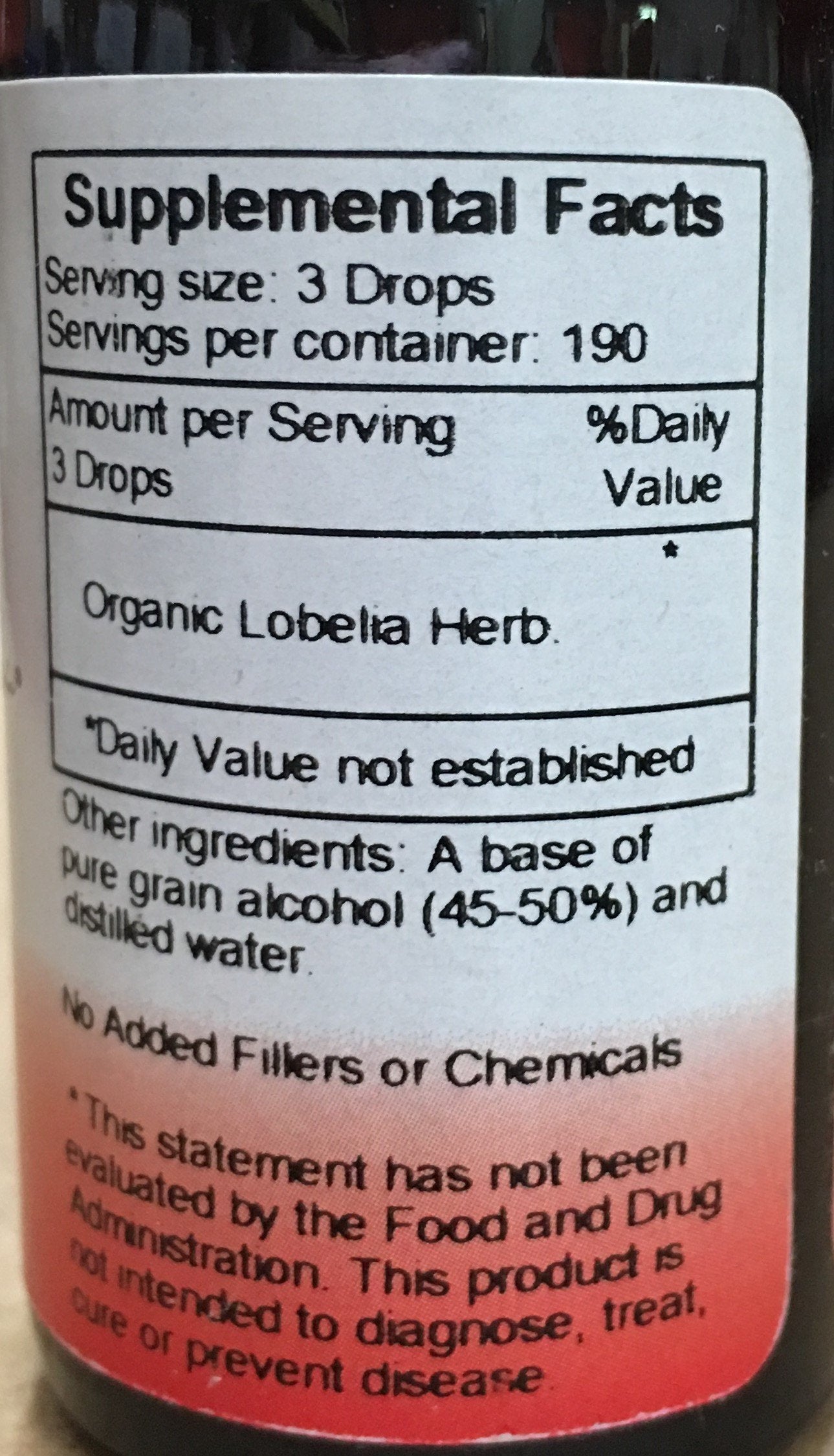 Front label of Christopher's Lobelia shows trusted herbal extraction.