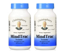 Christopher's MindTrac bottle front showing mood-support formula for daily balance.