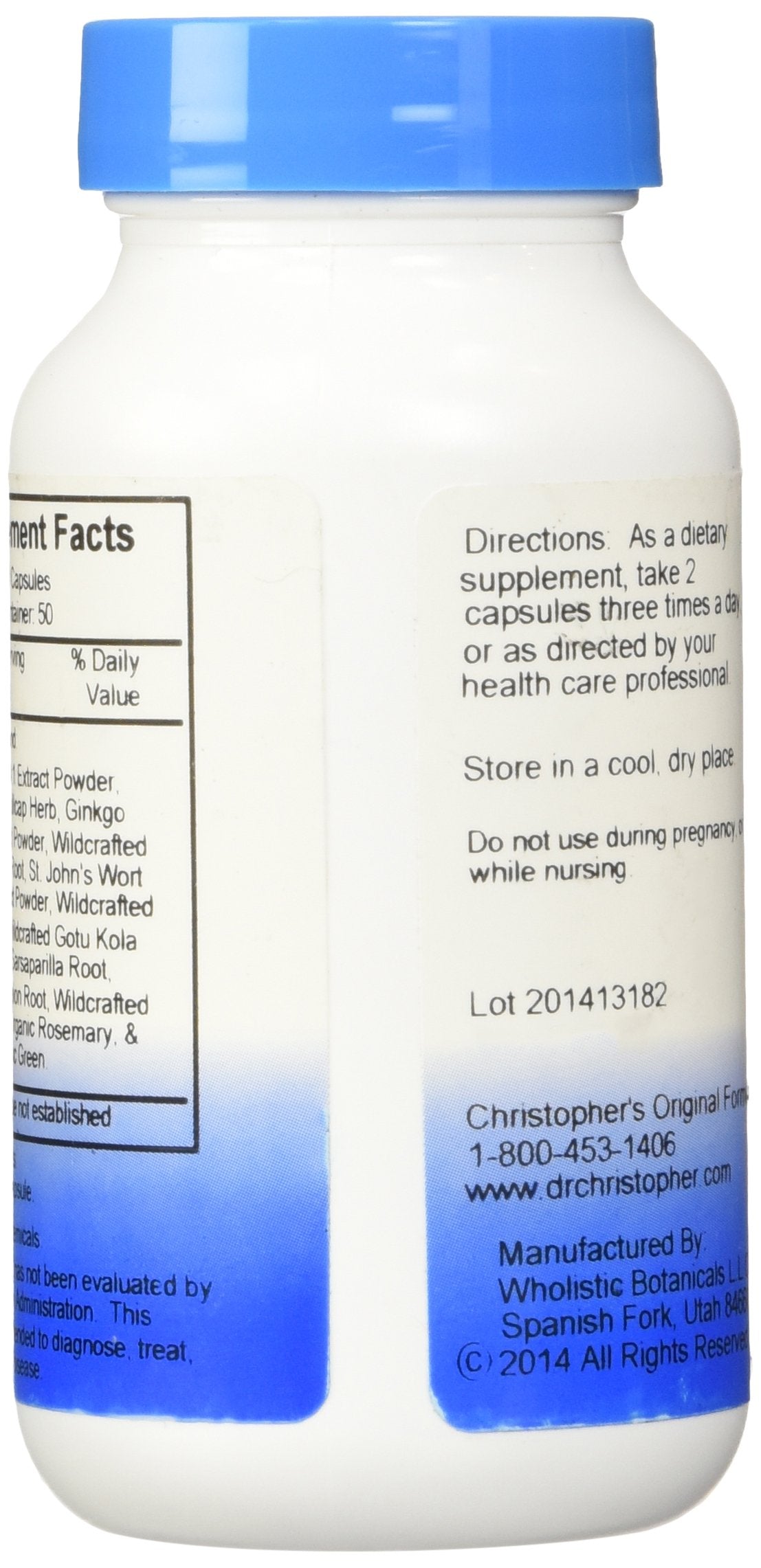 MindTrac label closeup highlights herbal ingredients for mood support.