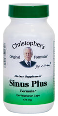 Christopher's Original Formulas Sinus Plus capsules bottle for daily wellness support