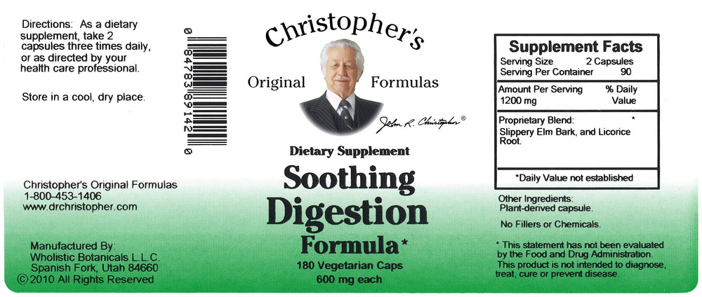 Christopher's Original Formulas slippery elm bark image highlighting mucilage for coating.