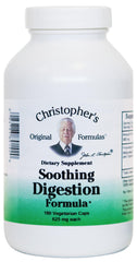 Christopher's Original Formulas soothing digestion bottle promotes plant-based digestive comfort.