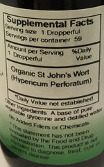 Christopher's Original Formulas label showing St. John's Wort glycerite.