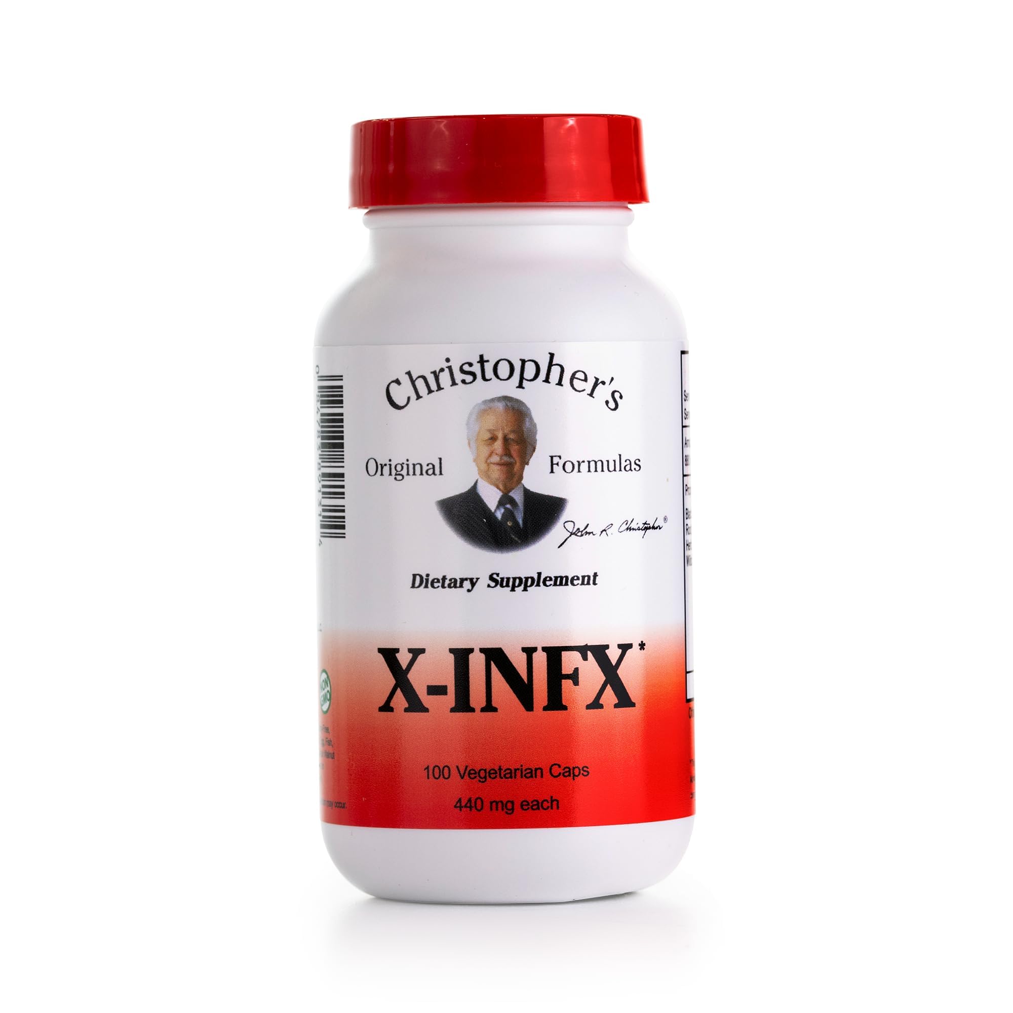 Christopher's Original Formulas X-INFX bottle front showing natural wellness blend