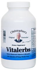 Christopher's Vitalerbs bottle front for daily vitality and wellness