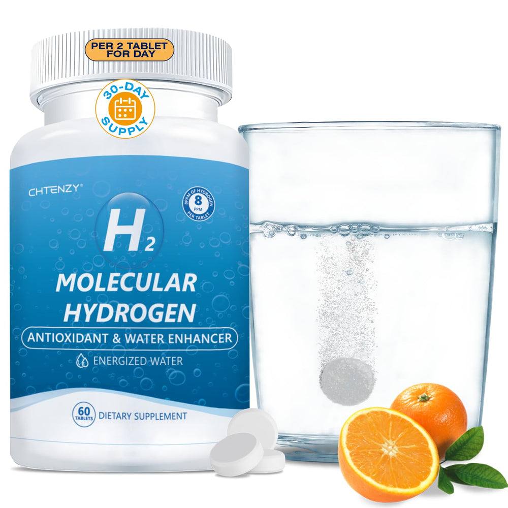 CHTENZY hydrogen water tablet bottle for convenient on-the-go hydration.