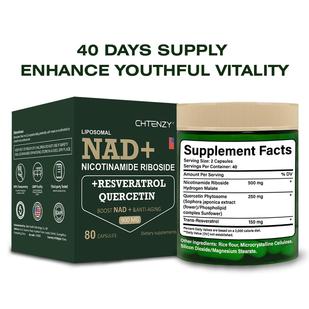 chtenzy nadplus product mockup on a shelf for daily wellness