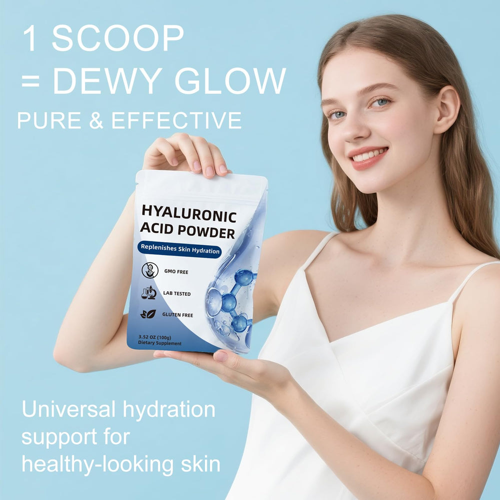 CHZHEN Hyaluronic Acid Powder in daily routine for hydrated skin.