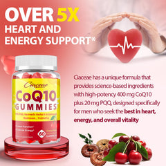 Ciaceae CoQ10 Gummies probiotic 30B CFU label supports gut and immunity.