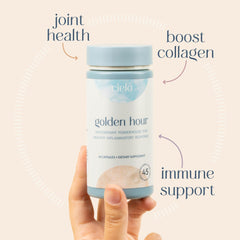 Cielo Golden Hour QuerceFIT capsule close-up highlighting immune support.