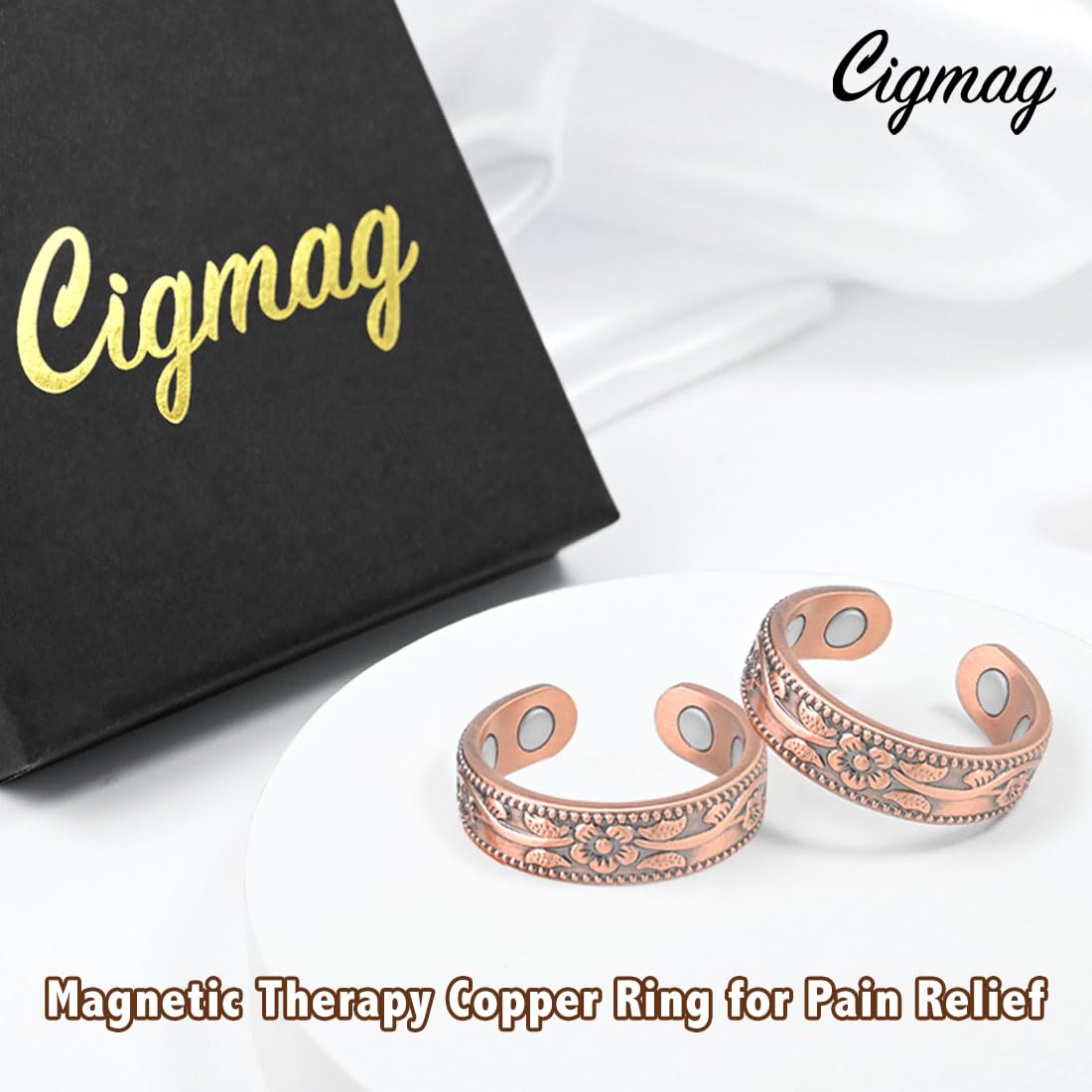 Cigmag 9X Copper Ring Plum fashion-ready look for versatile outfits