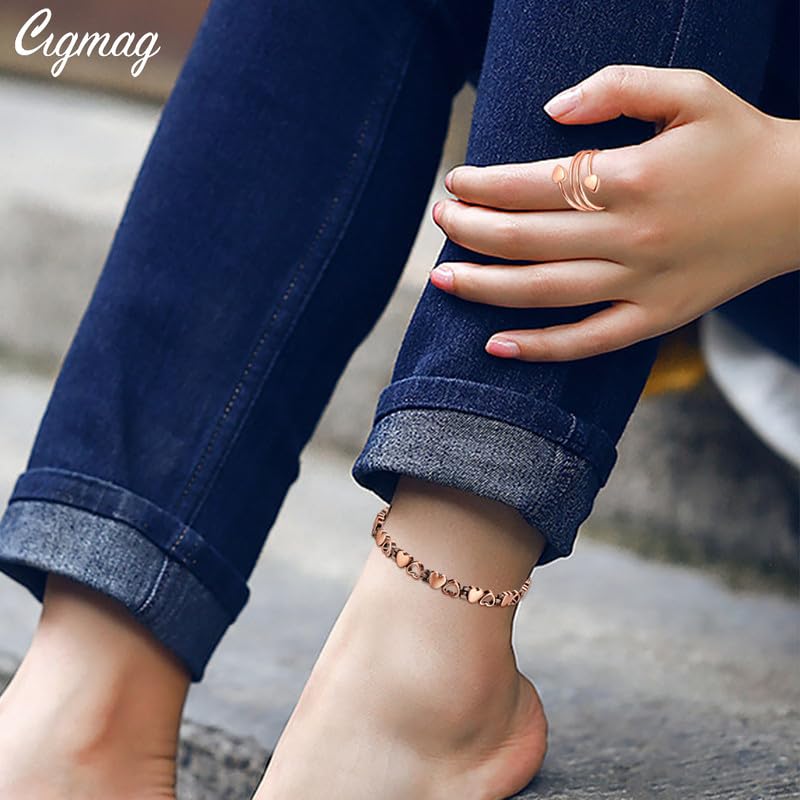 Gift ready Cigmag copper anklet suitable for anniversaries or birthdays