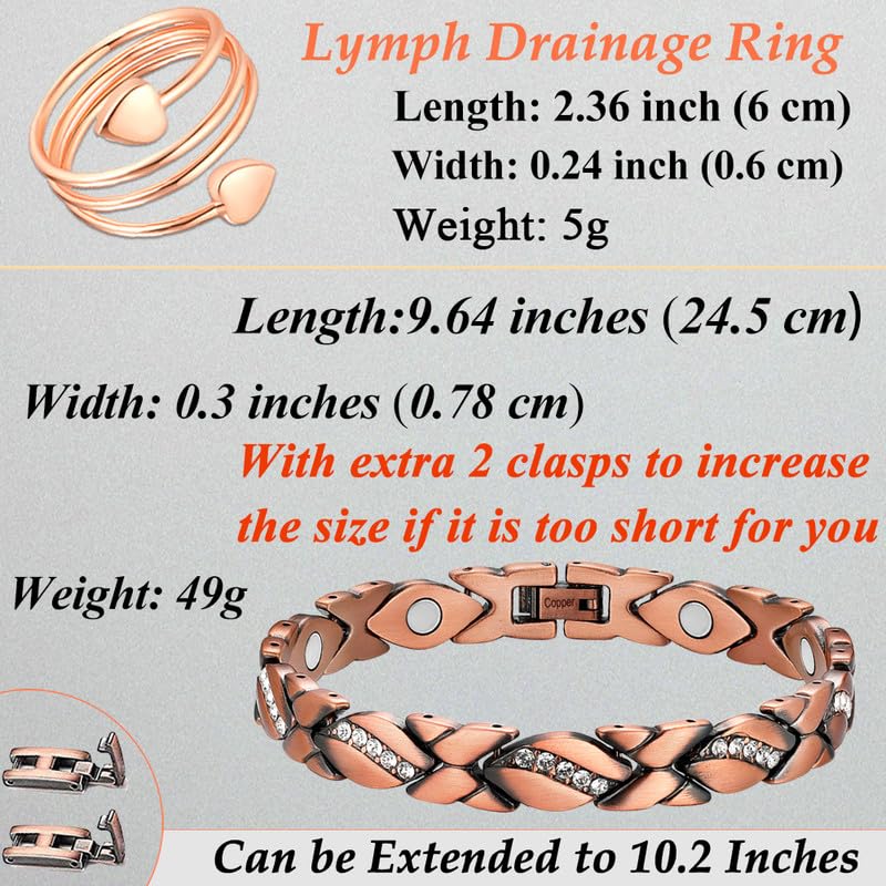 Cigmag Copper Anklet worn as bracelet demonstrating versatility