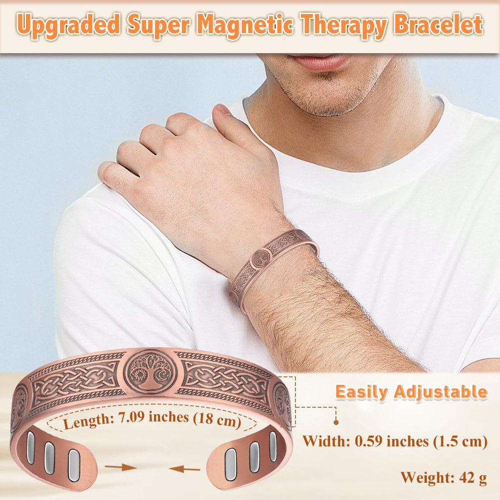 Cigmag copper bracelet gift-packaging close-up emphasizes gift-ready appeal