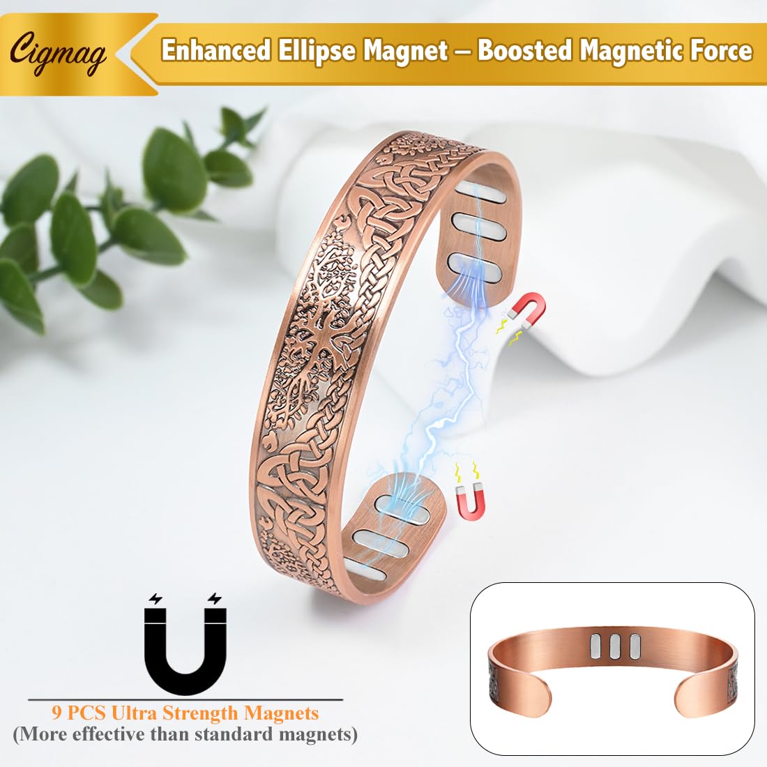 Cigmag durable, scratch-resistant bracelet built for everyday wear