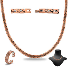 Cigmag copper magnetic necklace in unisex design for versatile wear