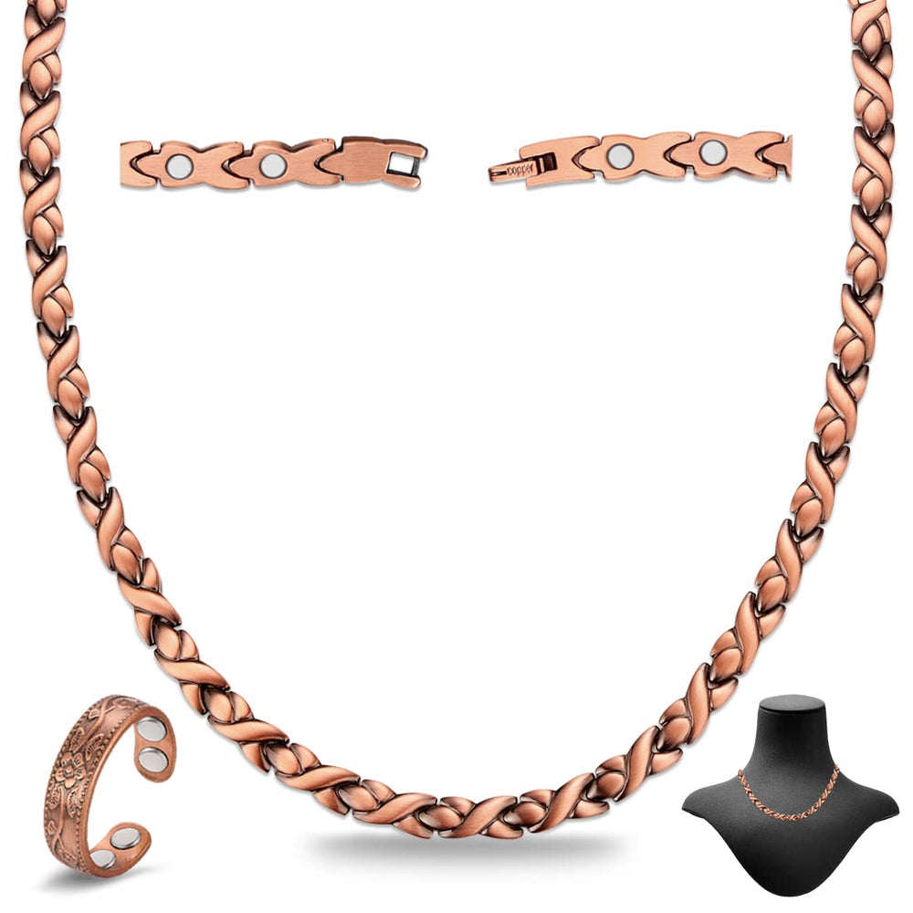 Cigmag copper necklace unisex 19.8 inch design for daily wear.
