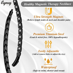 Cigmag necklace featuring ultra-strength magnets suitable for daily wear.