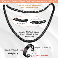 Cigmag adjustable sizing tool included for a precise, easy fit.