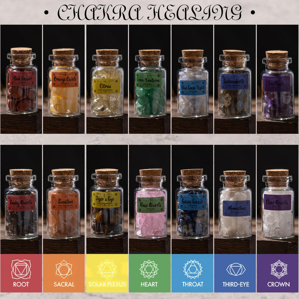 Cikuco chakra healing decor stones enhance ambiance and focus.