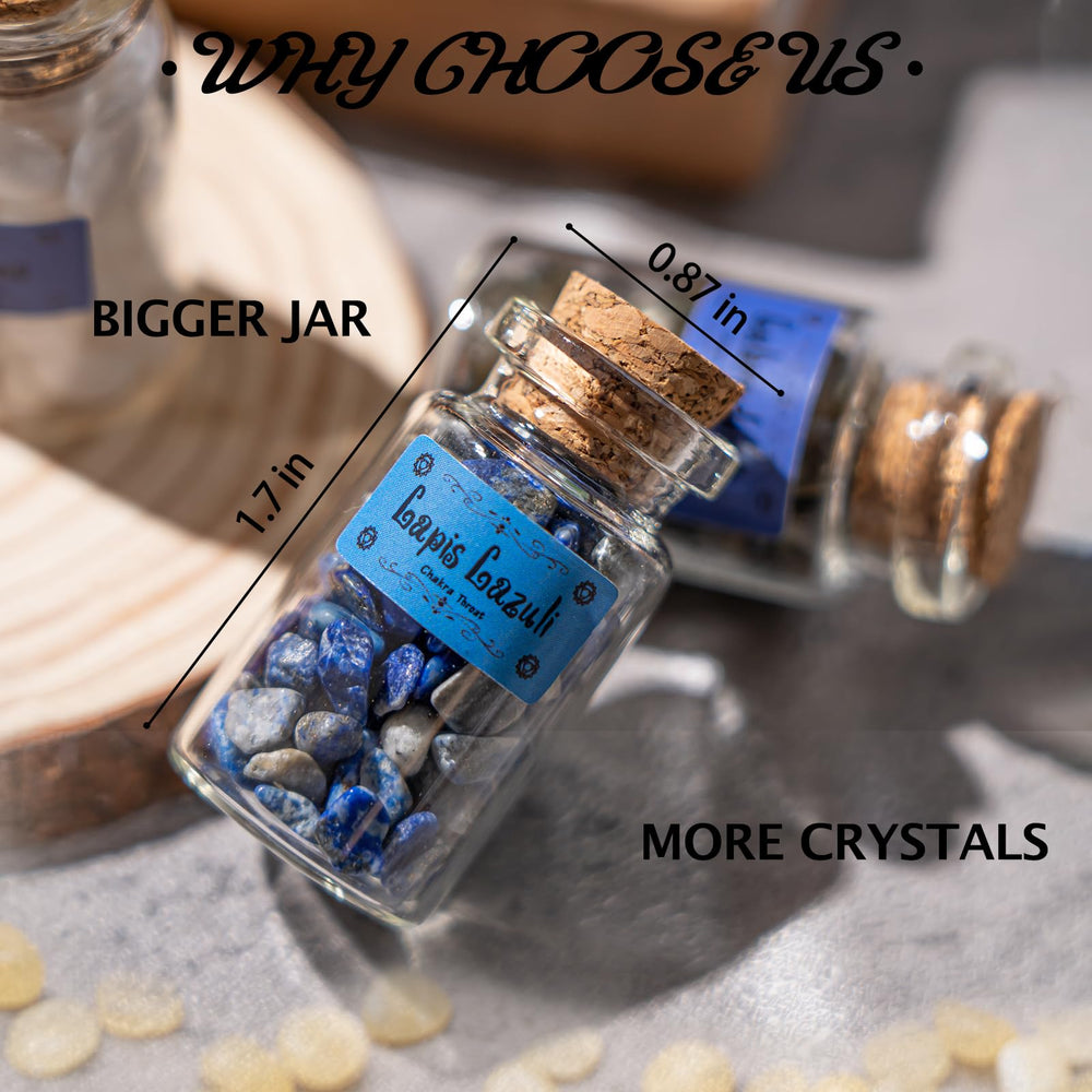 Cikuco crystal guide included to help identify stones and uses.