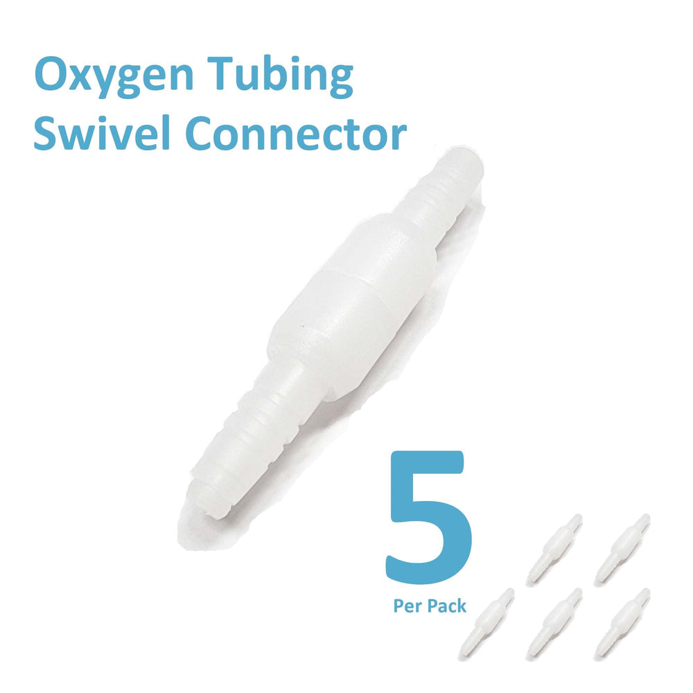 CINOCA swivel connector prevents twists for comfortable daily oxygen routines.