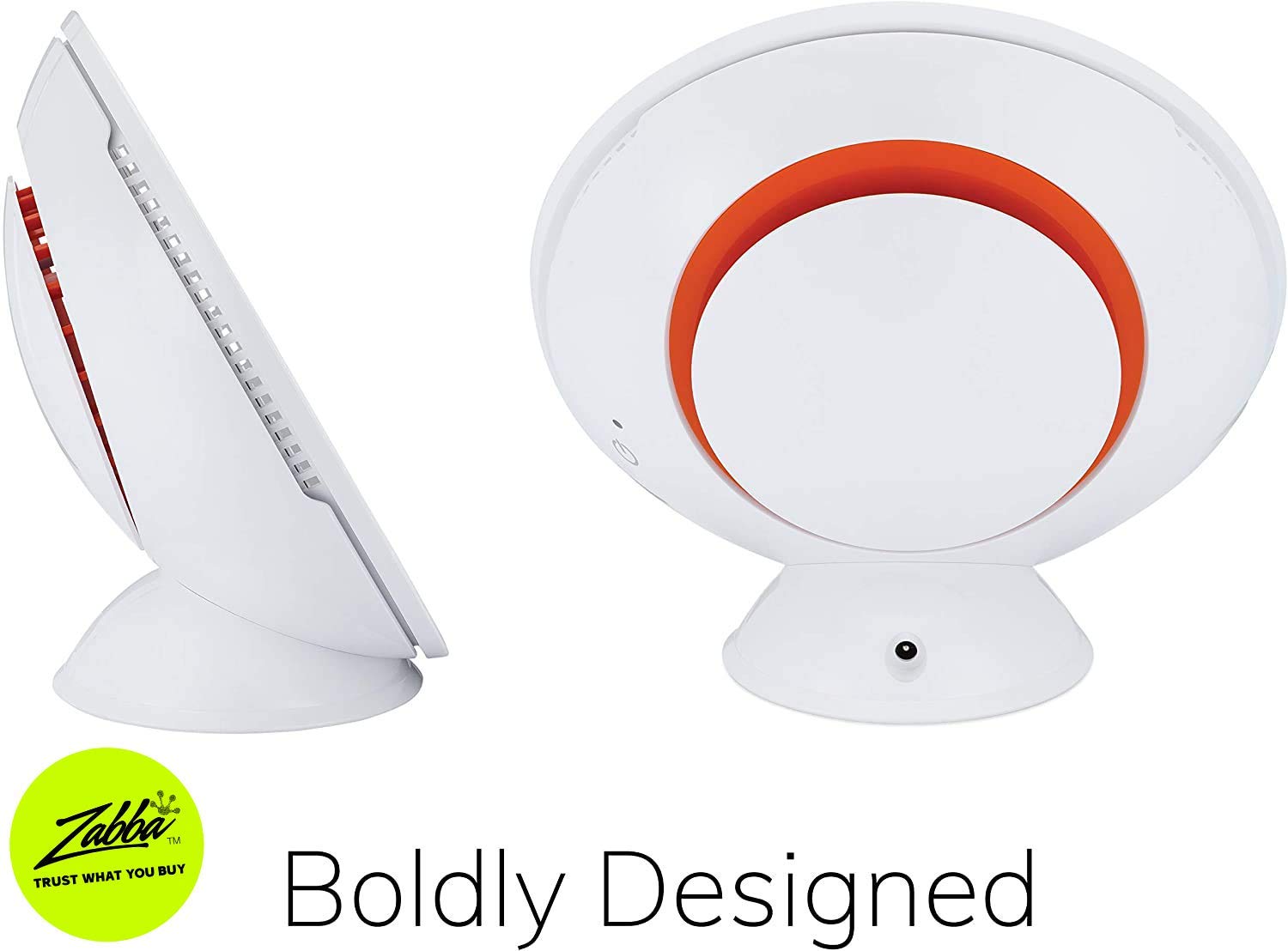 Lampu full-spectrum 5500K light mimics noon sun for mood support.