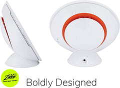 Lampu full-spectrum 5500K light mimics noon sun for mood support.