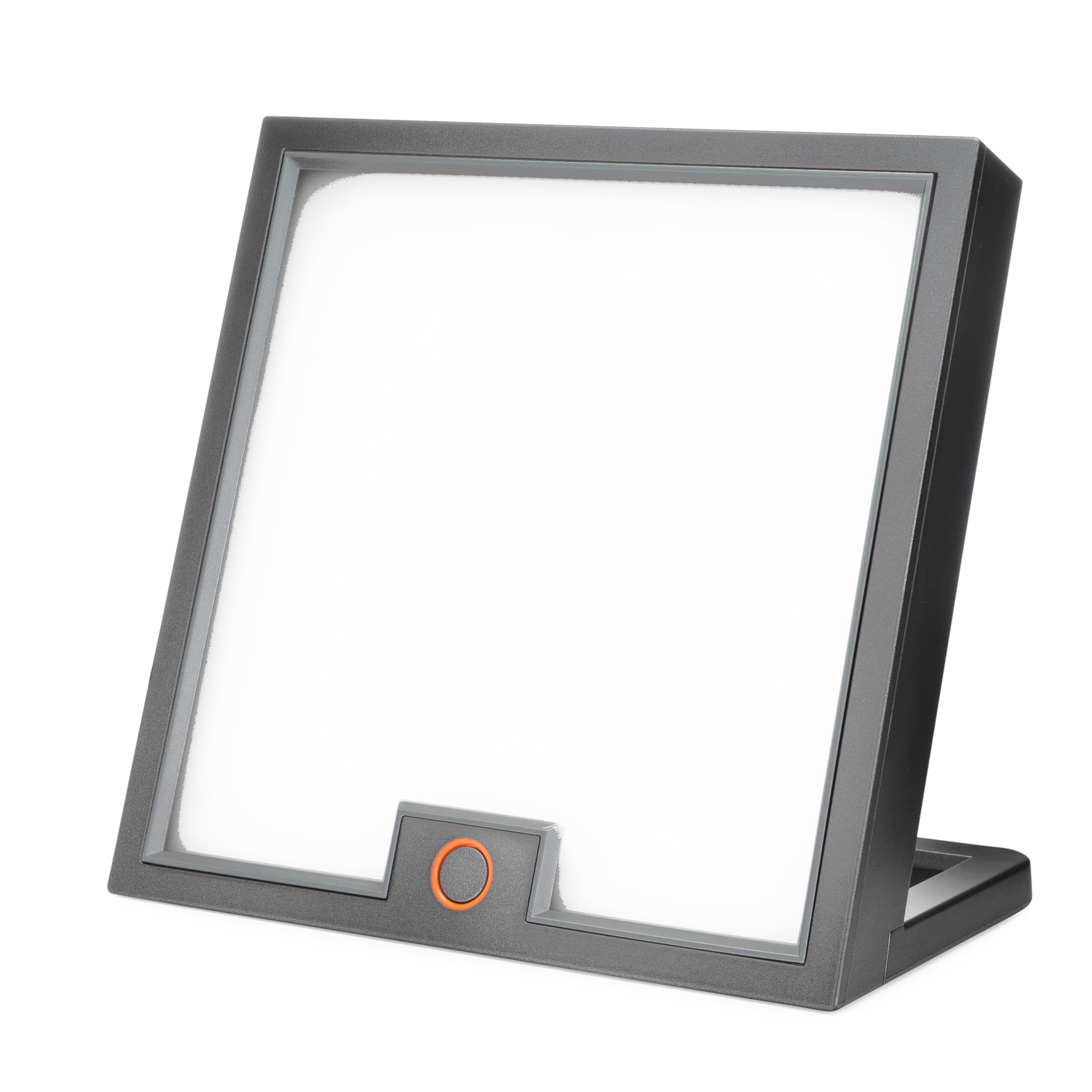 Circadian Optics Lumine desk lamp on a clean workspace for bright, mood-boosting light