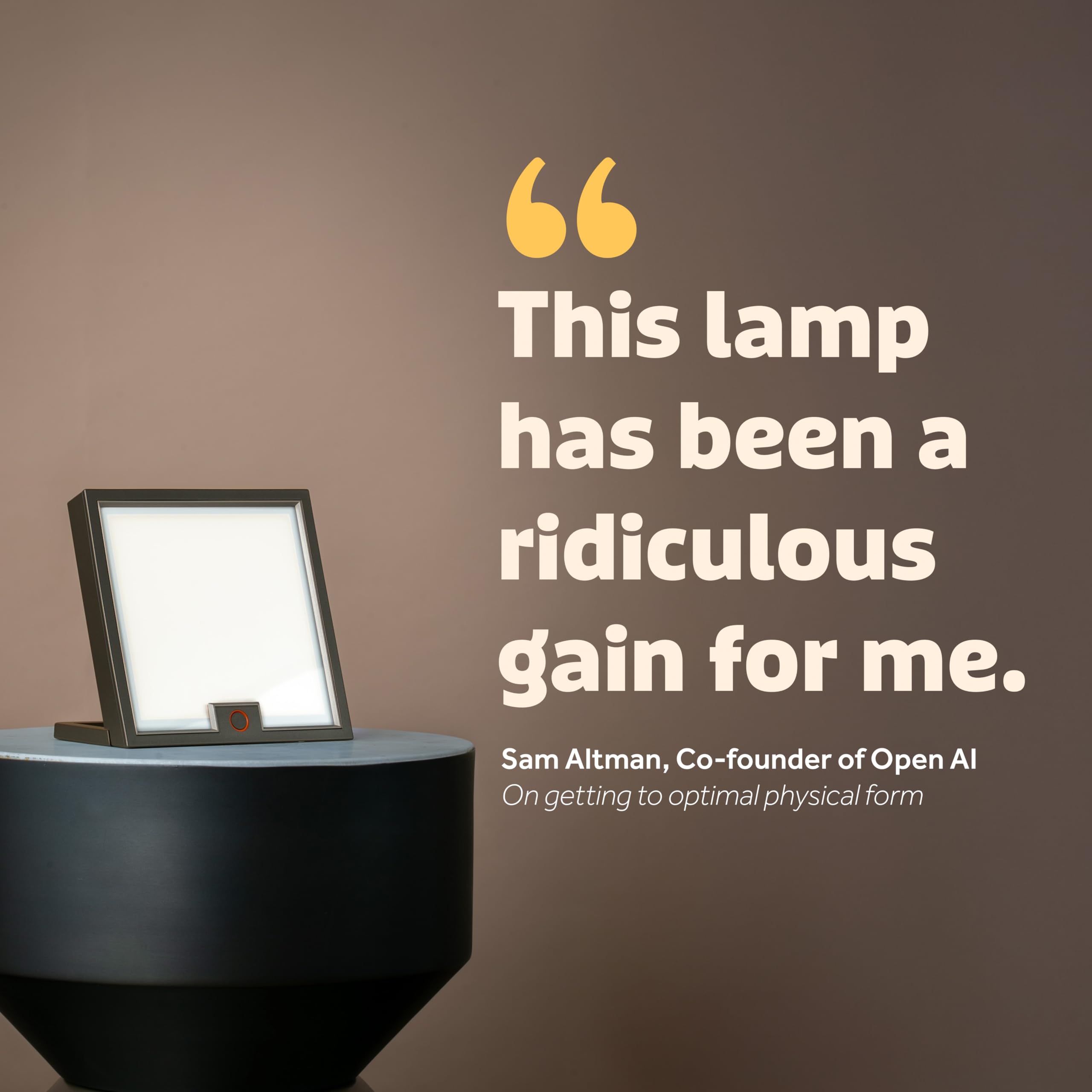Circadian Optics Lumine modern industrial design adds style to any desk
