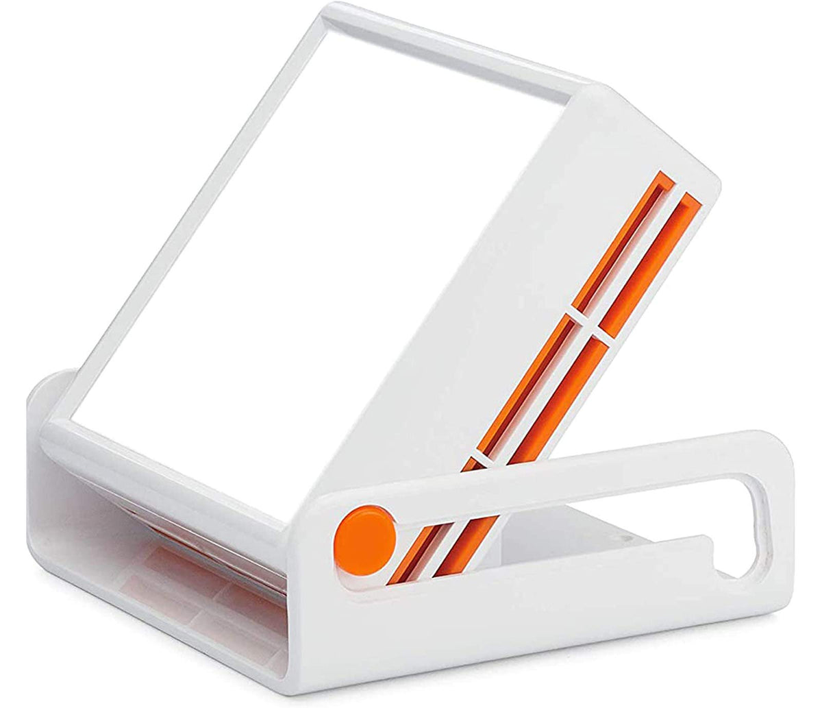 Circadian Optics Luxy desk lamp showcases a compact design for small workspaces.