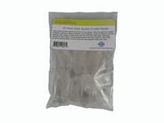CircuitOffice clear quartz point, 1-4 inch, ideal for wire wrapping and crystal grids.