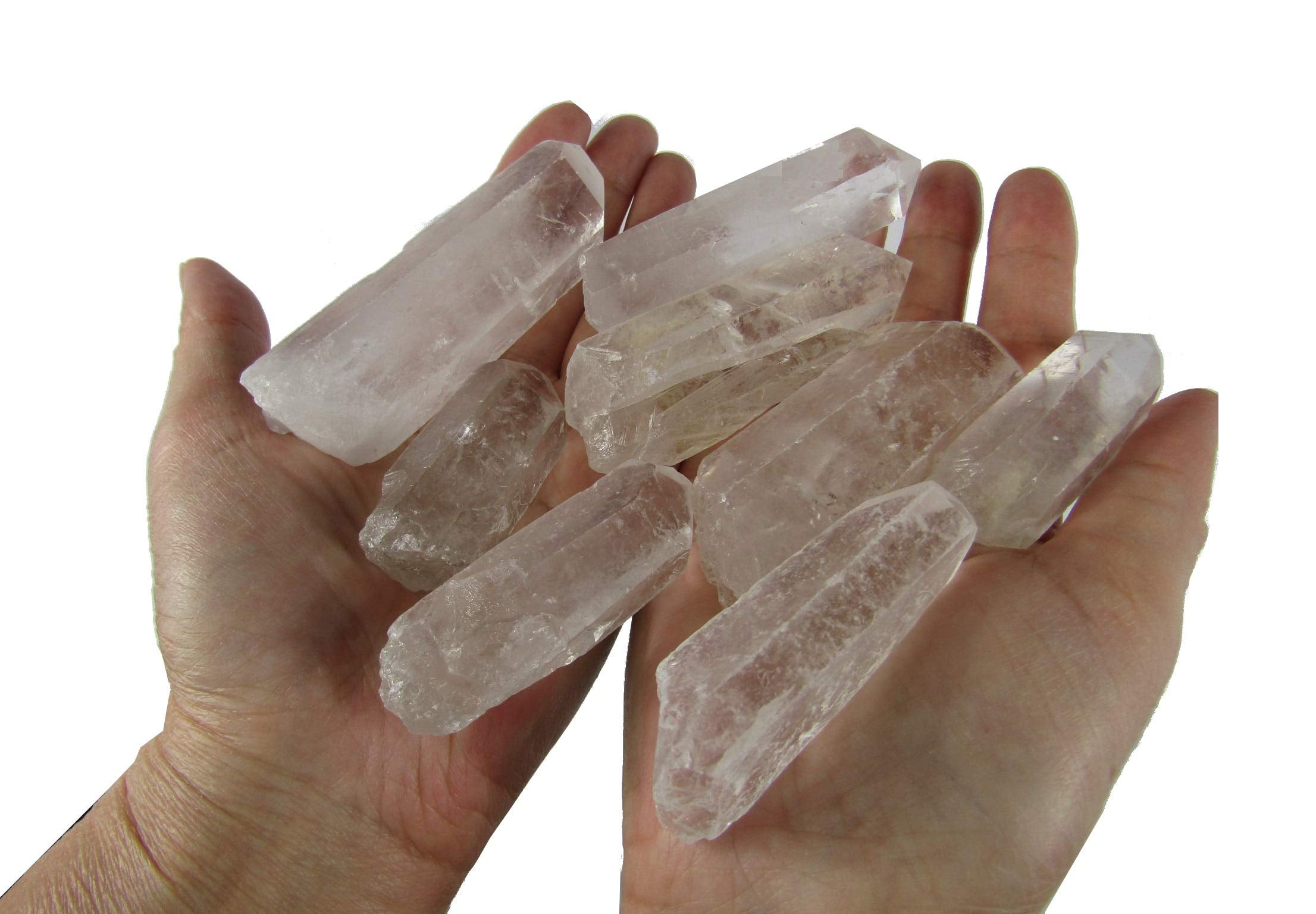 CircuitOffice clear quartz points ideal for meditation and energy work.