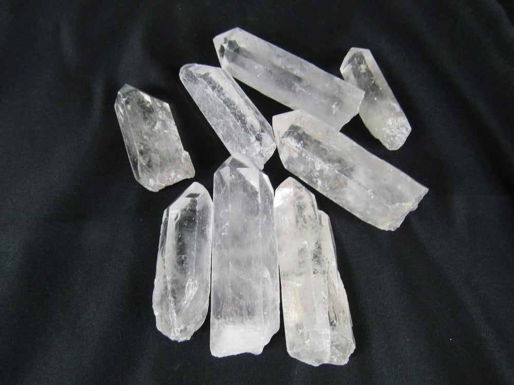 CircuitOffice clear quartz points for wire wrapping and jewelry accents.