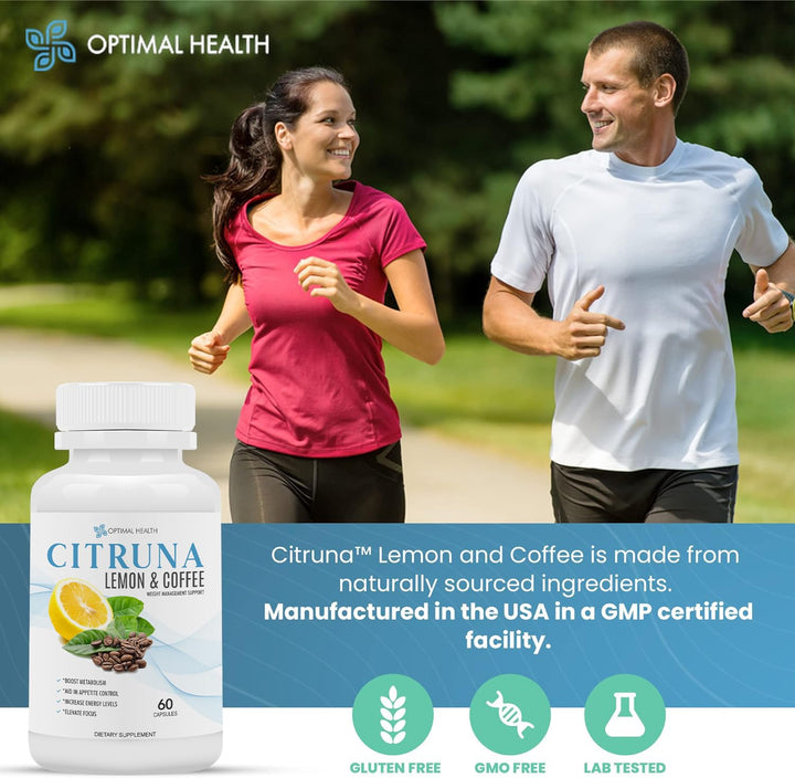 Citruna green coffee bean extract capsules boosting metabolism and appetite control
