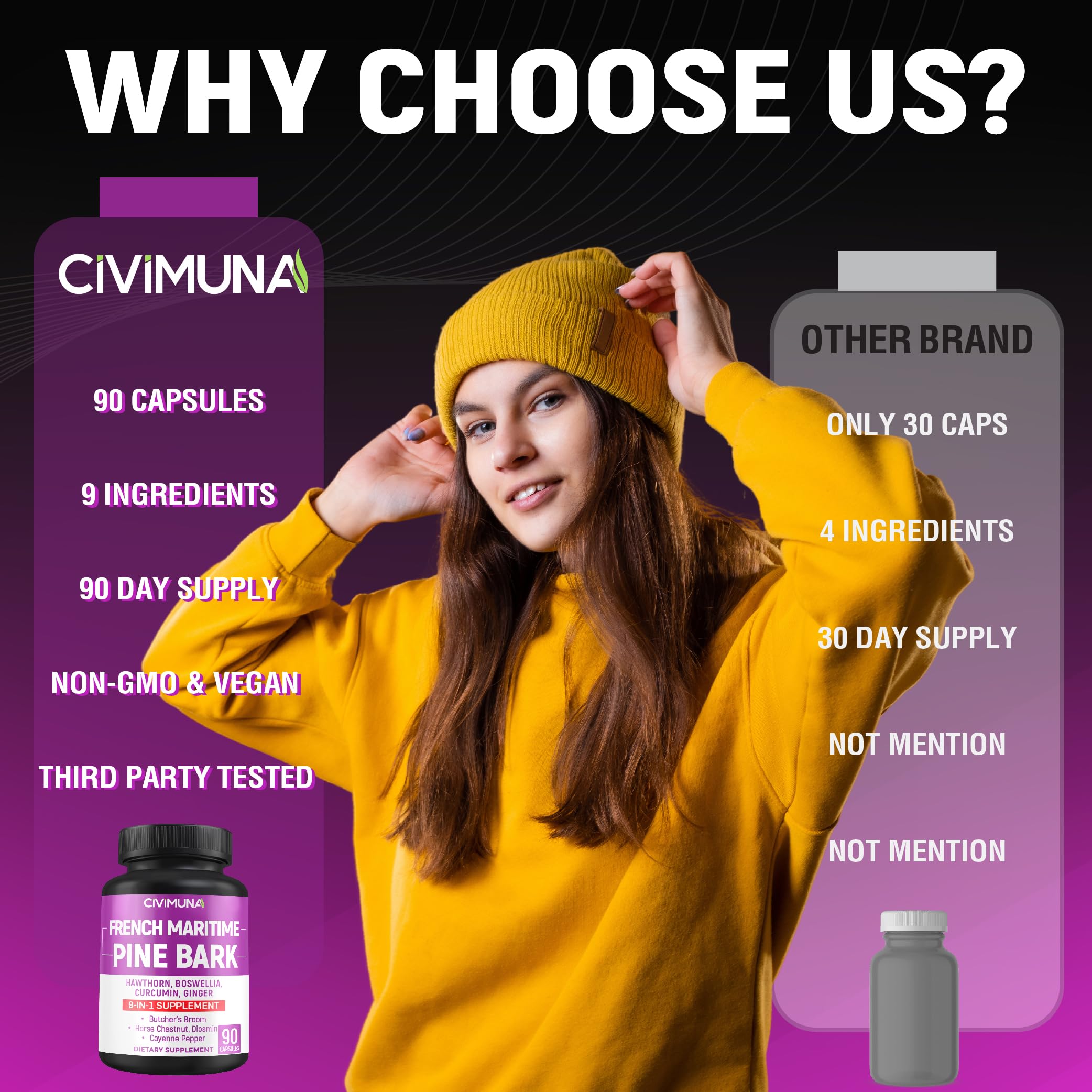 CIVIMUNA daily-use scene - practical routine with a three-month supply